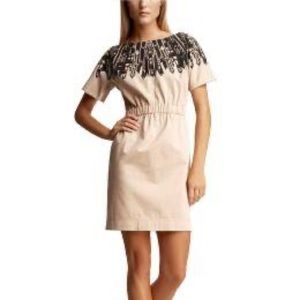 Gap Vena Cava Printed Khaki Dress Sz 2
